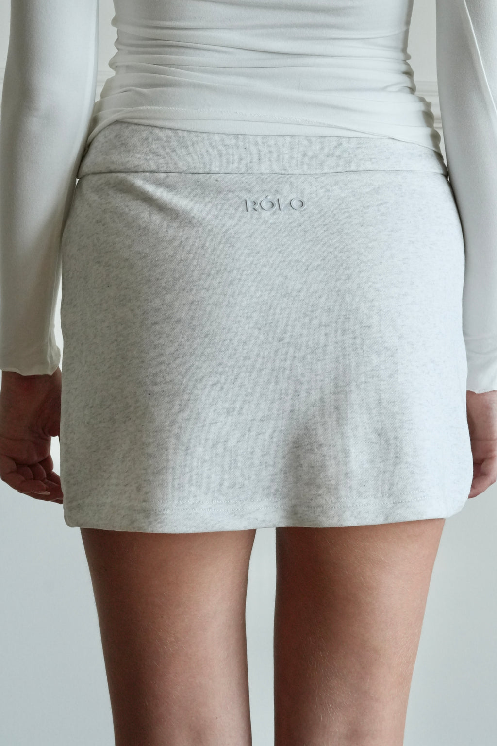Women's Mini Skirt - Light Grey
