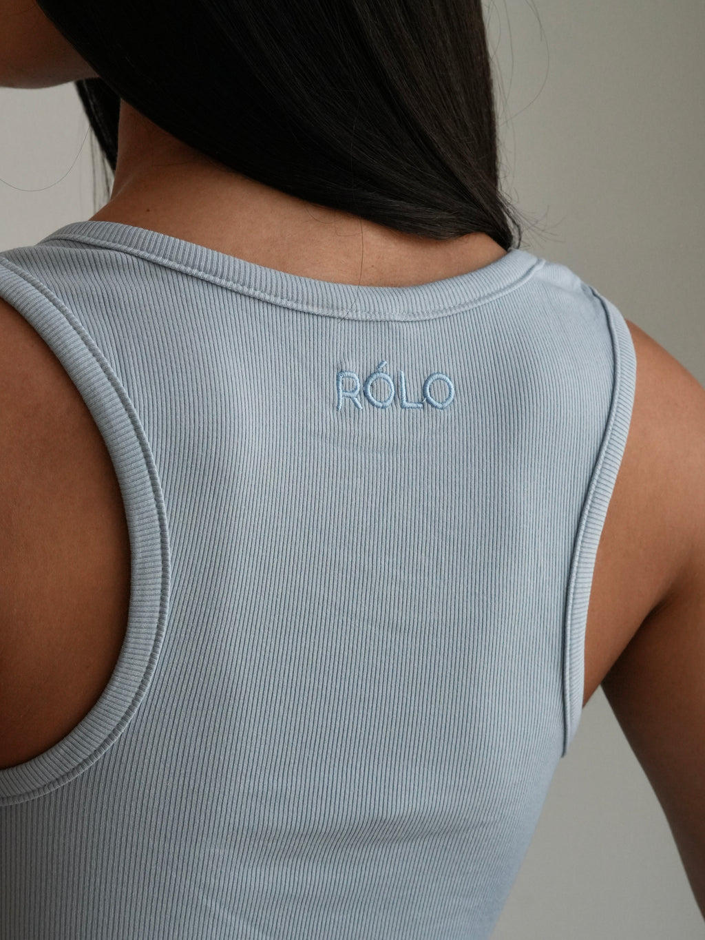 Women’s Ribbed Tank Top - Blue