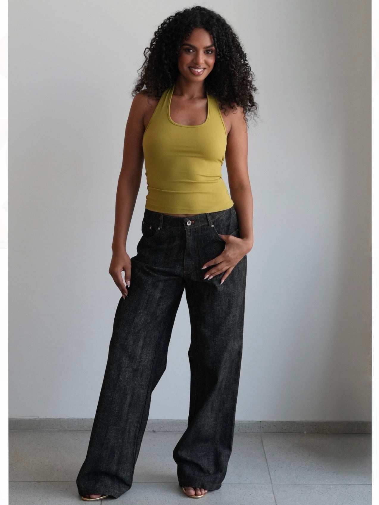 Dark Wash Unisex Jeans