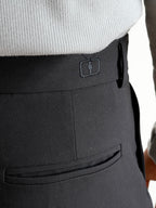 Men’s Tailored Wide Leg Pants – Black