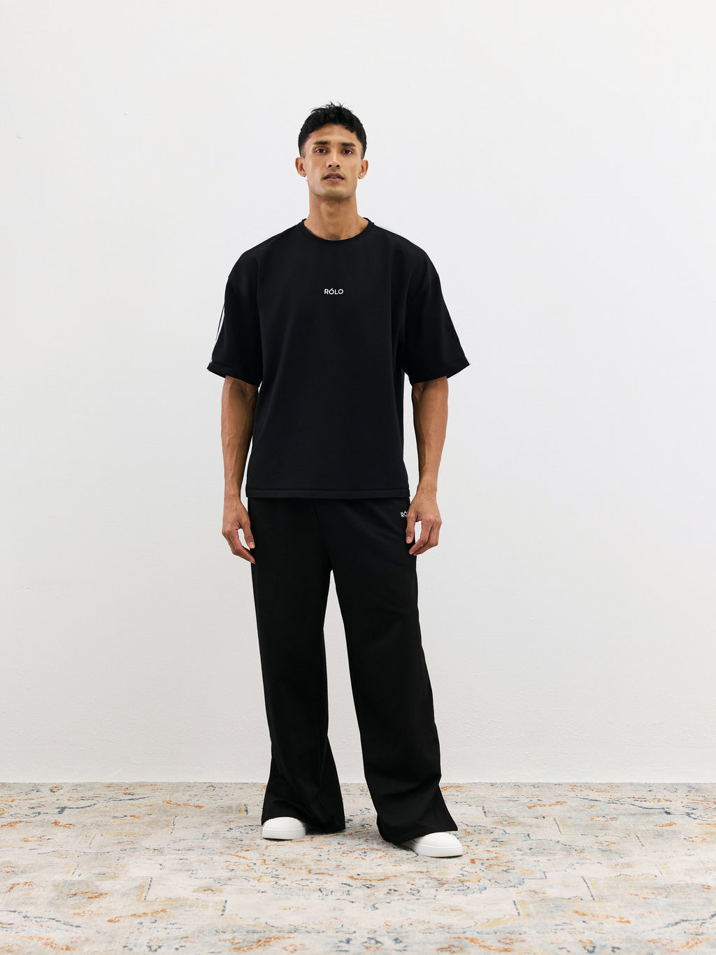 Oversized Crewneck Tee - Black