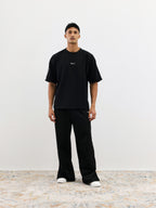 Oversized Crewneck Tee - Black