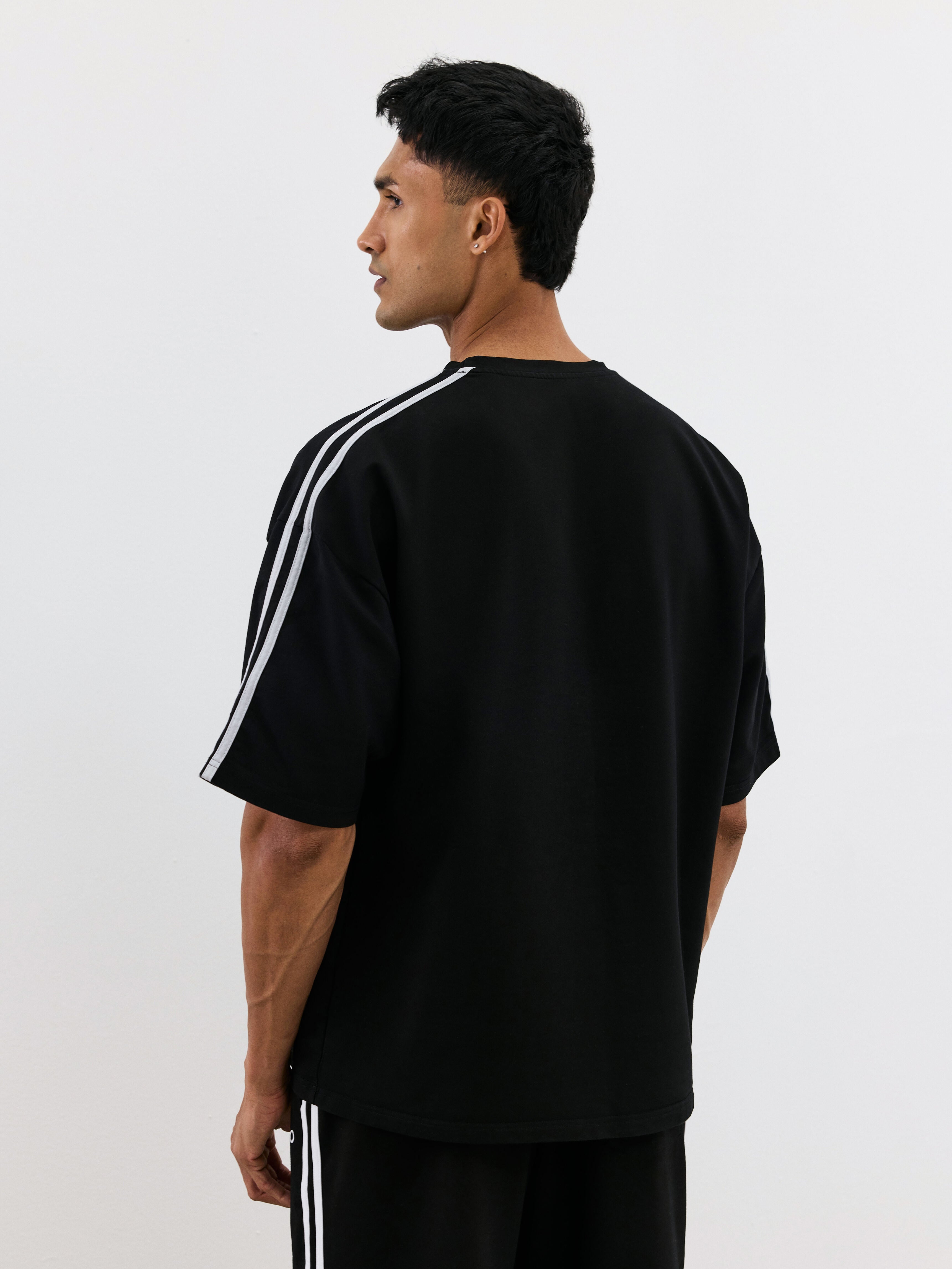 Oversized Crewneck Tee - Black