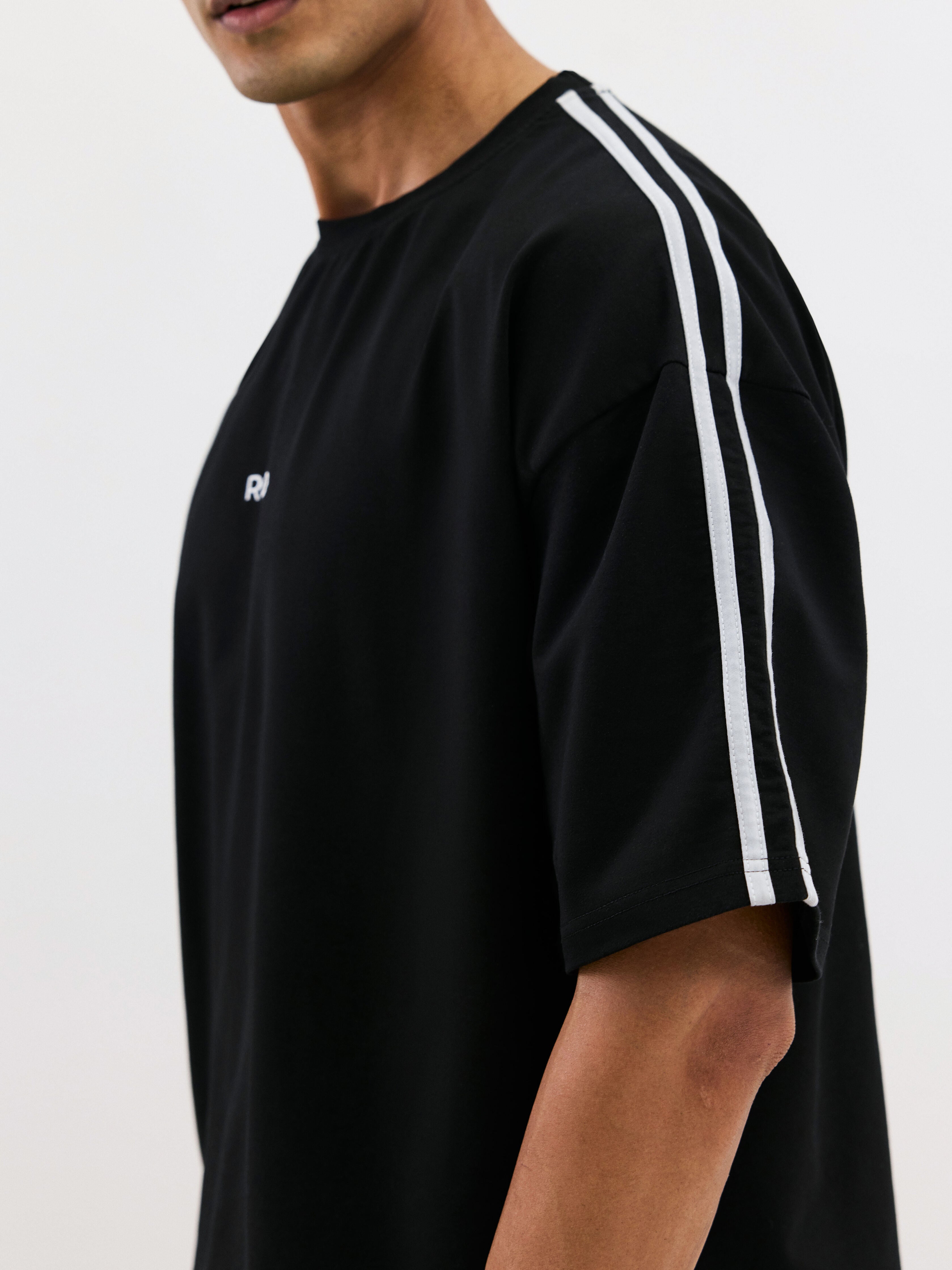 Oversized Crewneck Tee - Black