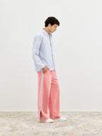 Relaxed Track Pants - Pink