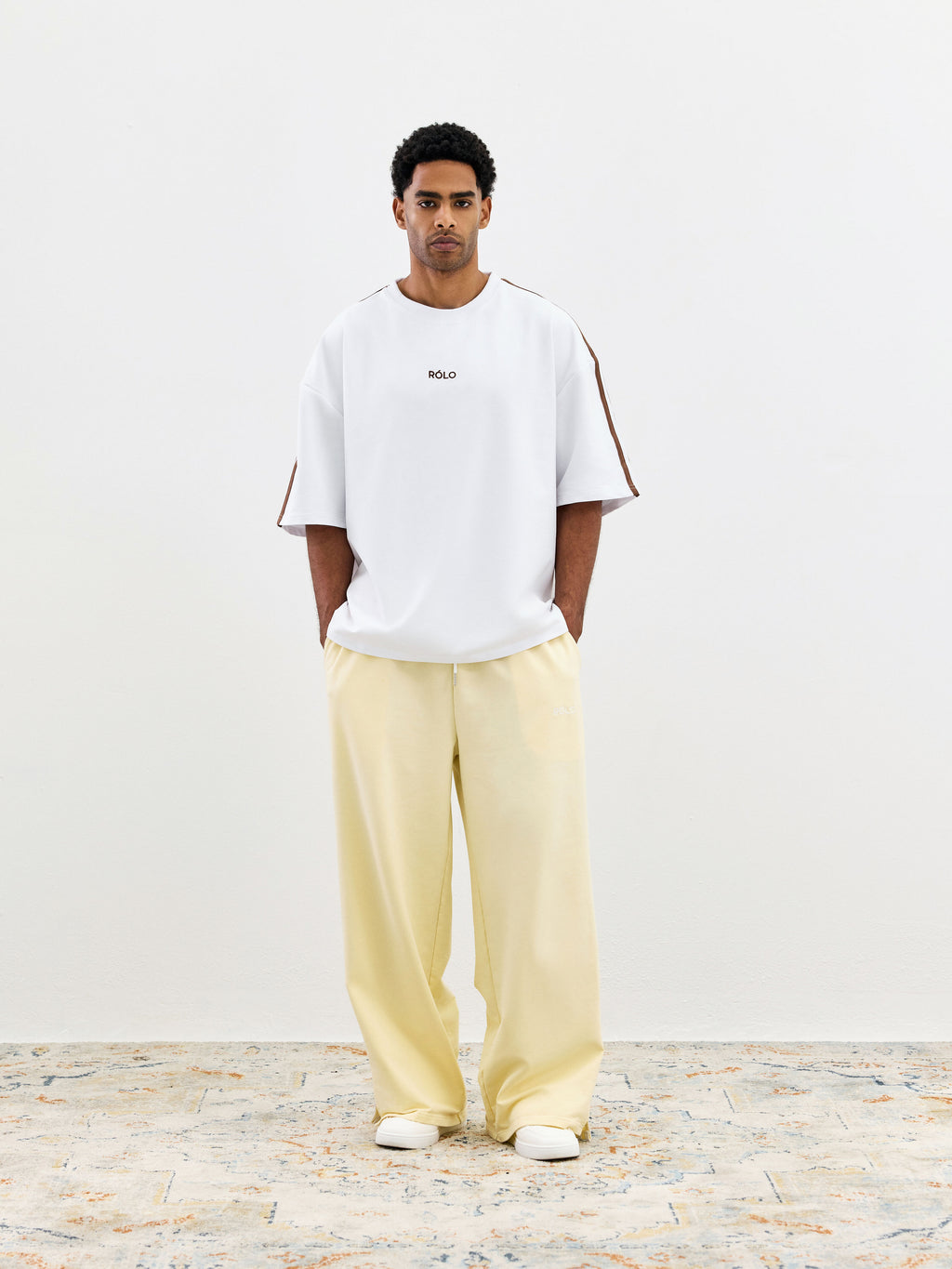 Relaxed Track Pants - Yellow