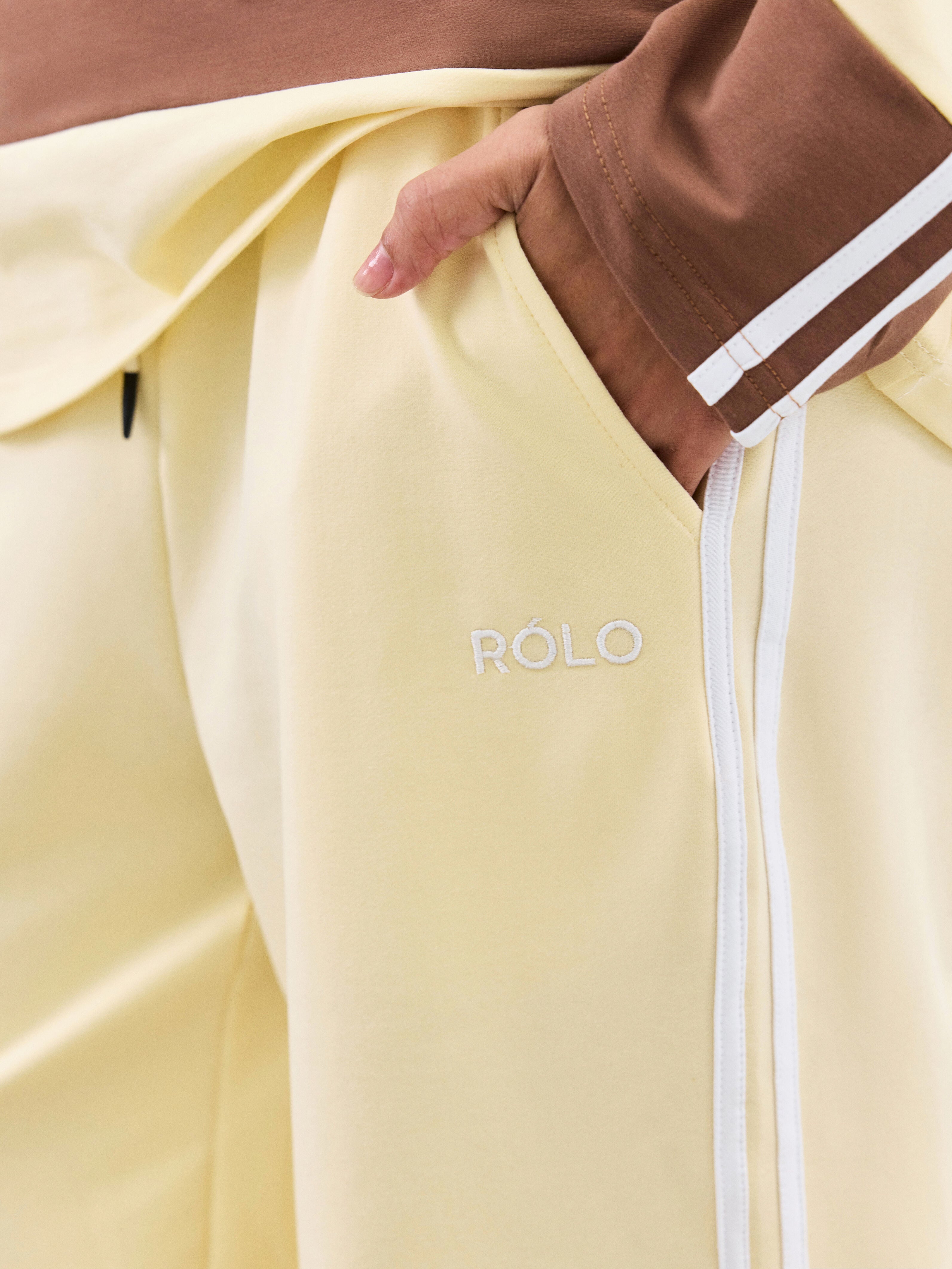 Relaxed Track Pants - Yellow