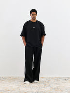 Relaxed Track Pants - Black