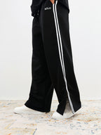 Relaxed Track Pants - Black