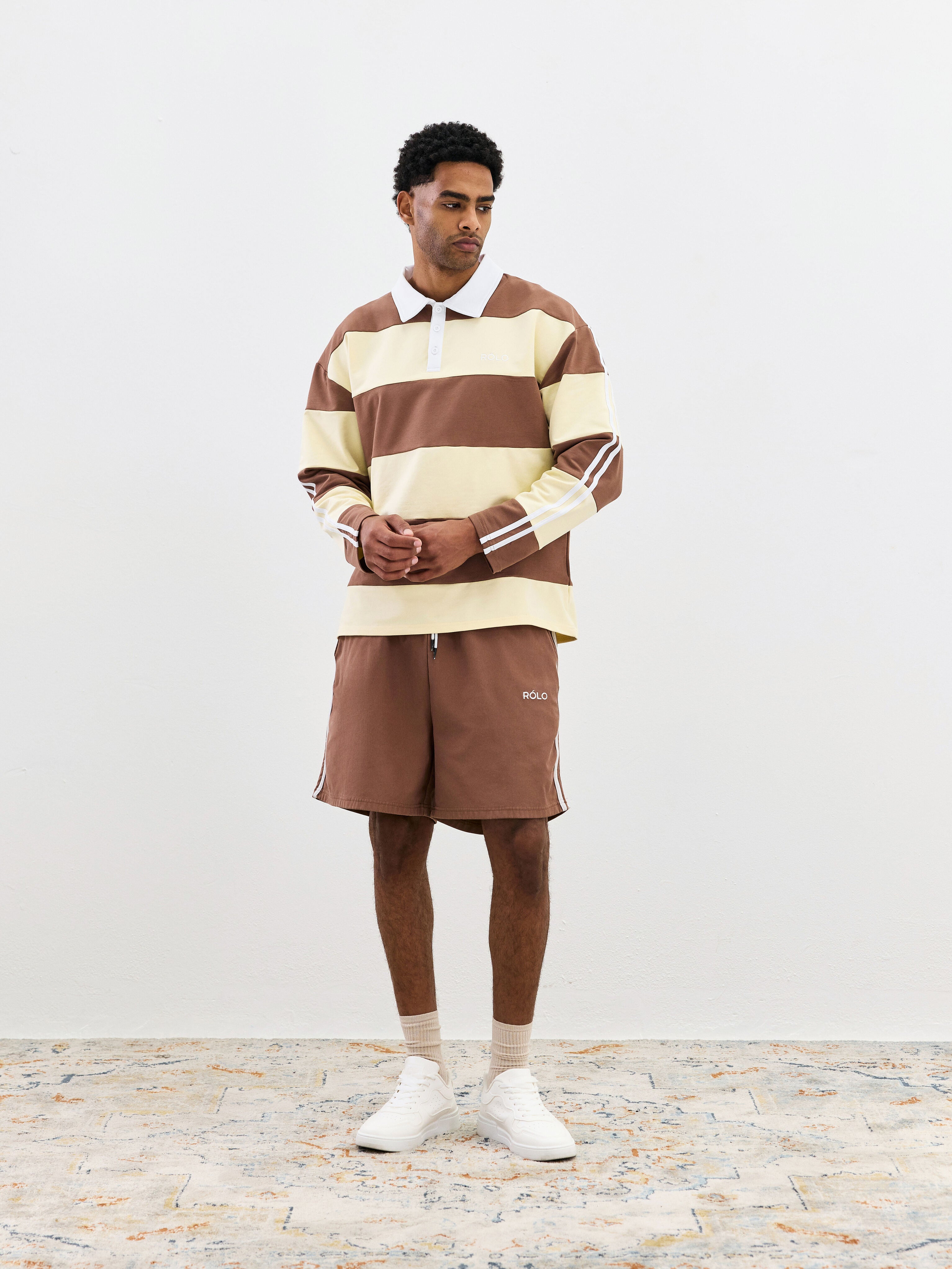 Relaxed Fit Shorts - Mocha Brown