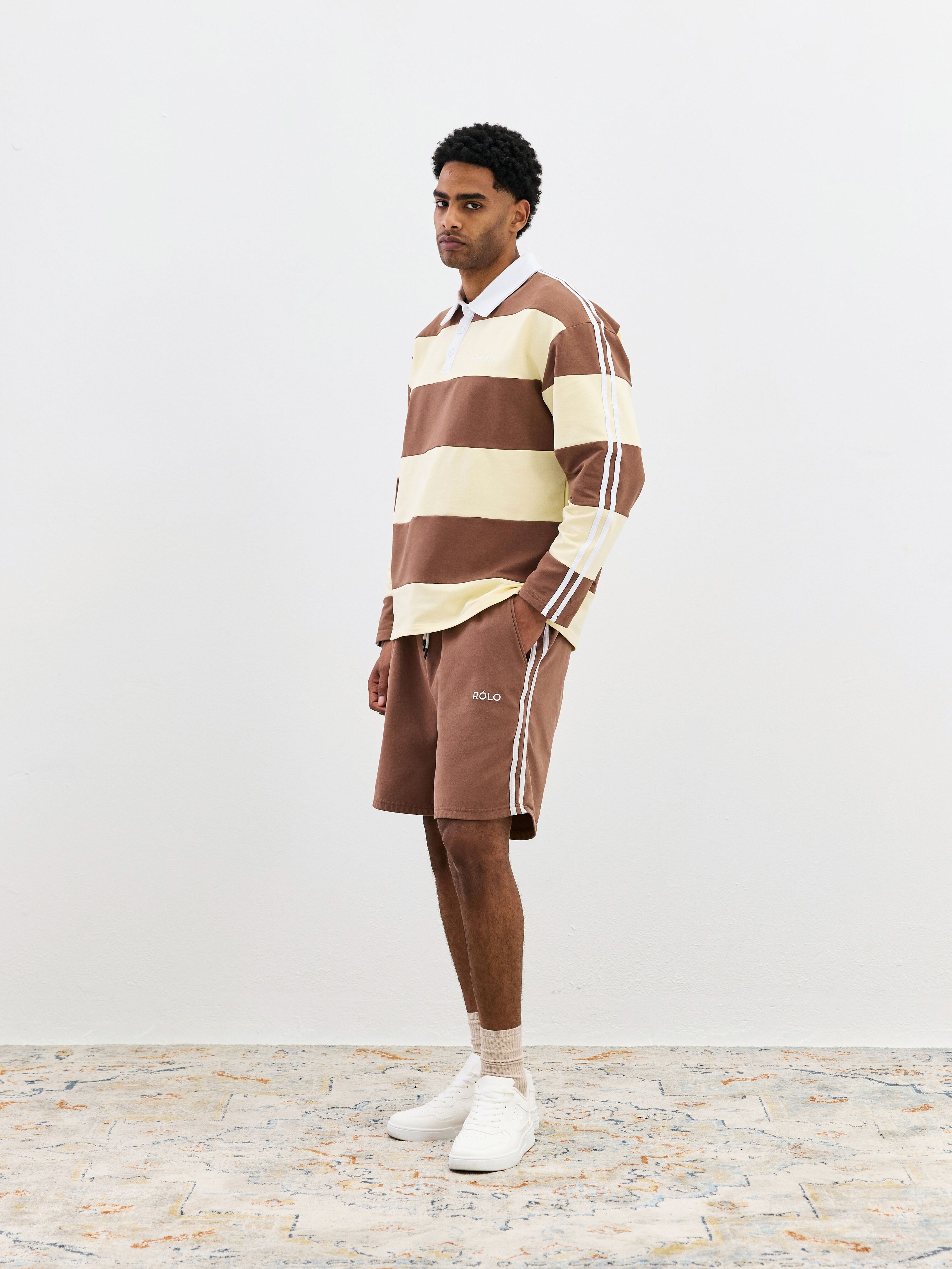 Relaxed Fit Shorts - Mocha Brown