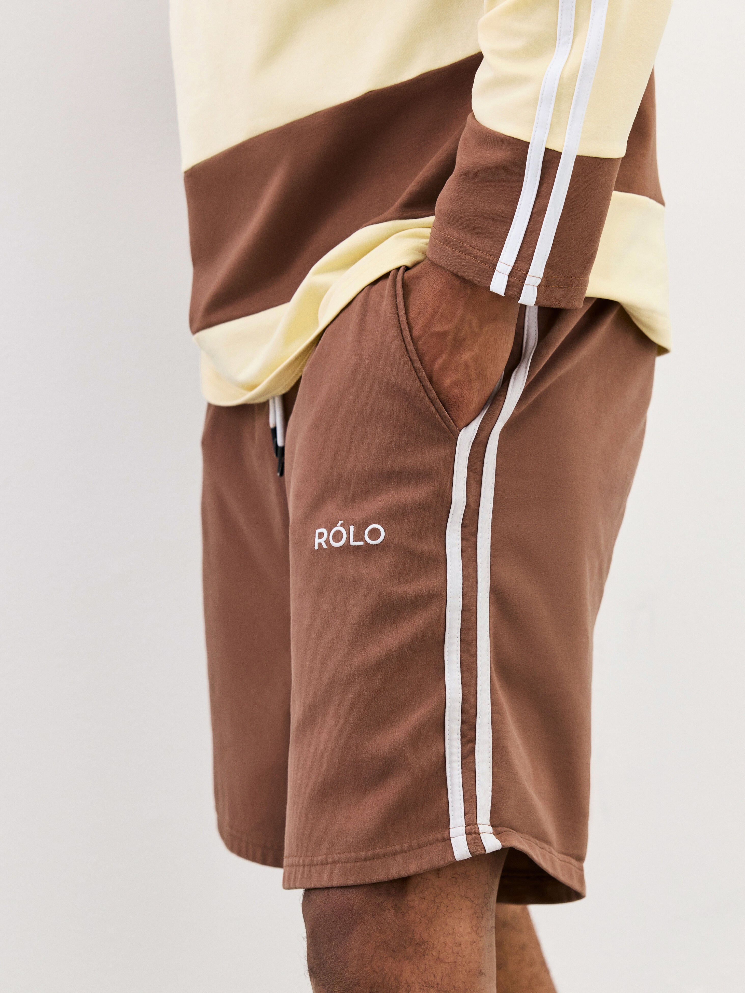 Relaxed Fit Shorts - Mocha Brown