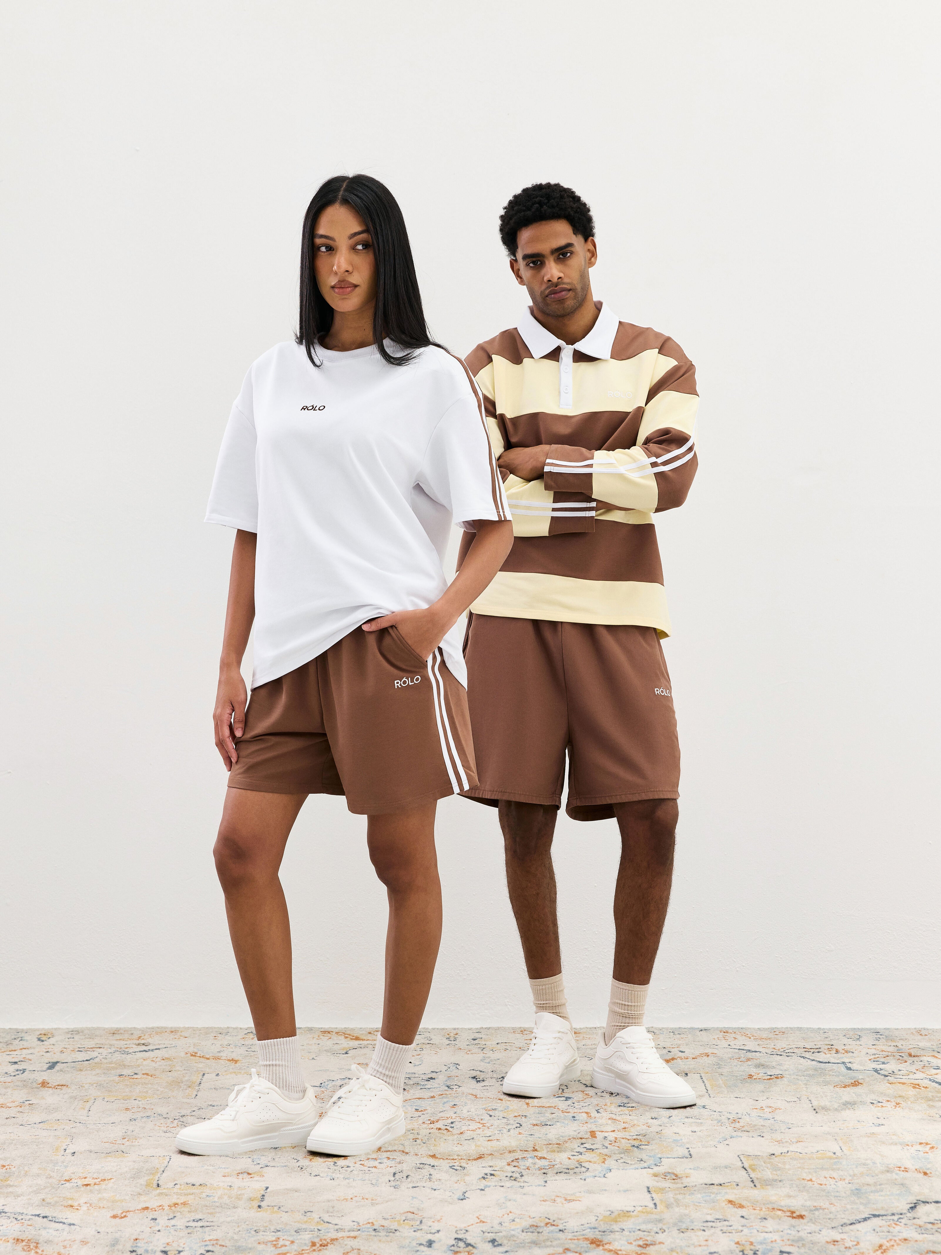 Relaxed Fit Shorts - Mocha Brown