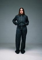 Women’s Dark Wash Denim Shirt