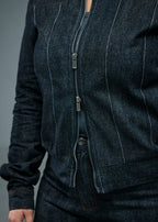 Women’s Dark Wash Denim Shirt