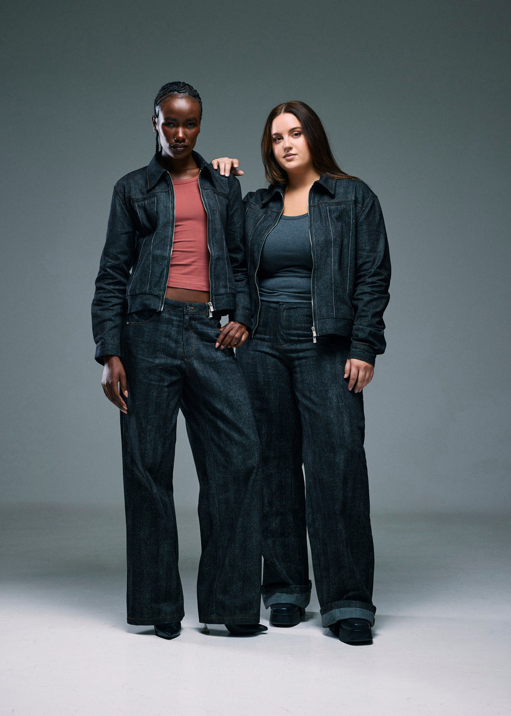 Women’s Dark Wash Denim Shirt