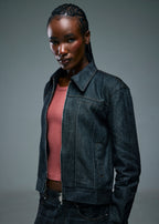 Women’s Dark Wash Denim Shirt