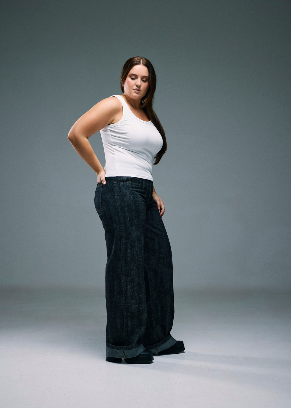 Women’s Ribbed Tank Top - Off White