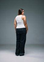 Women’s Ribbed Tank Top - Off White