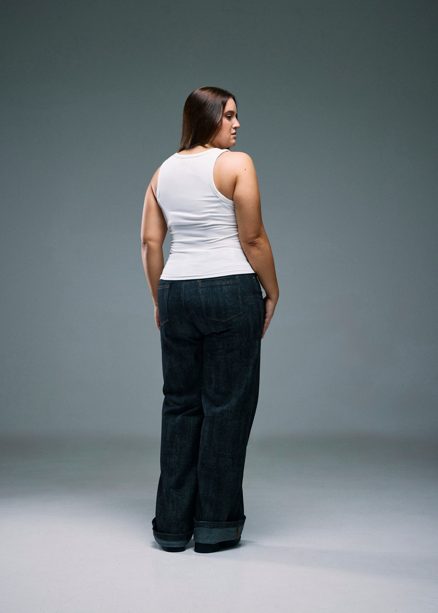 Women’s Ribbed Tank Top - Off White