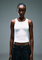 Women’s Ribbed Tank Top - Off White