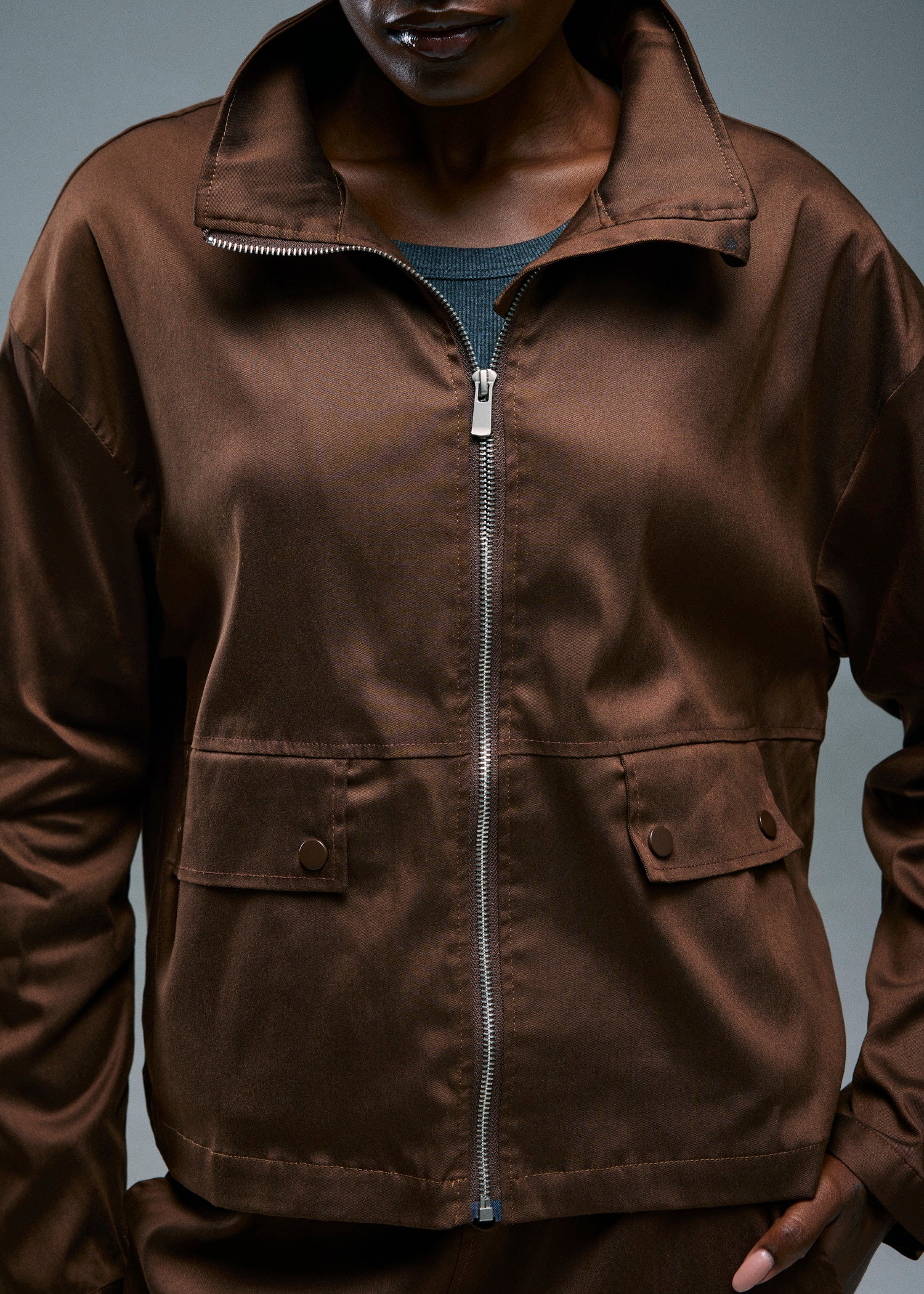 Unisex Oversized Track Jacket