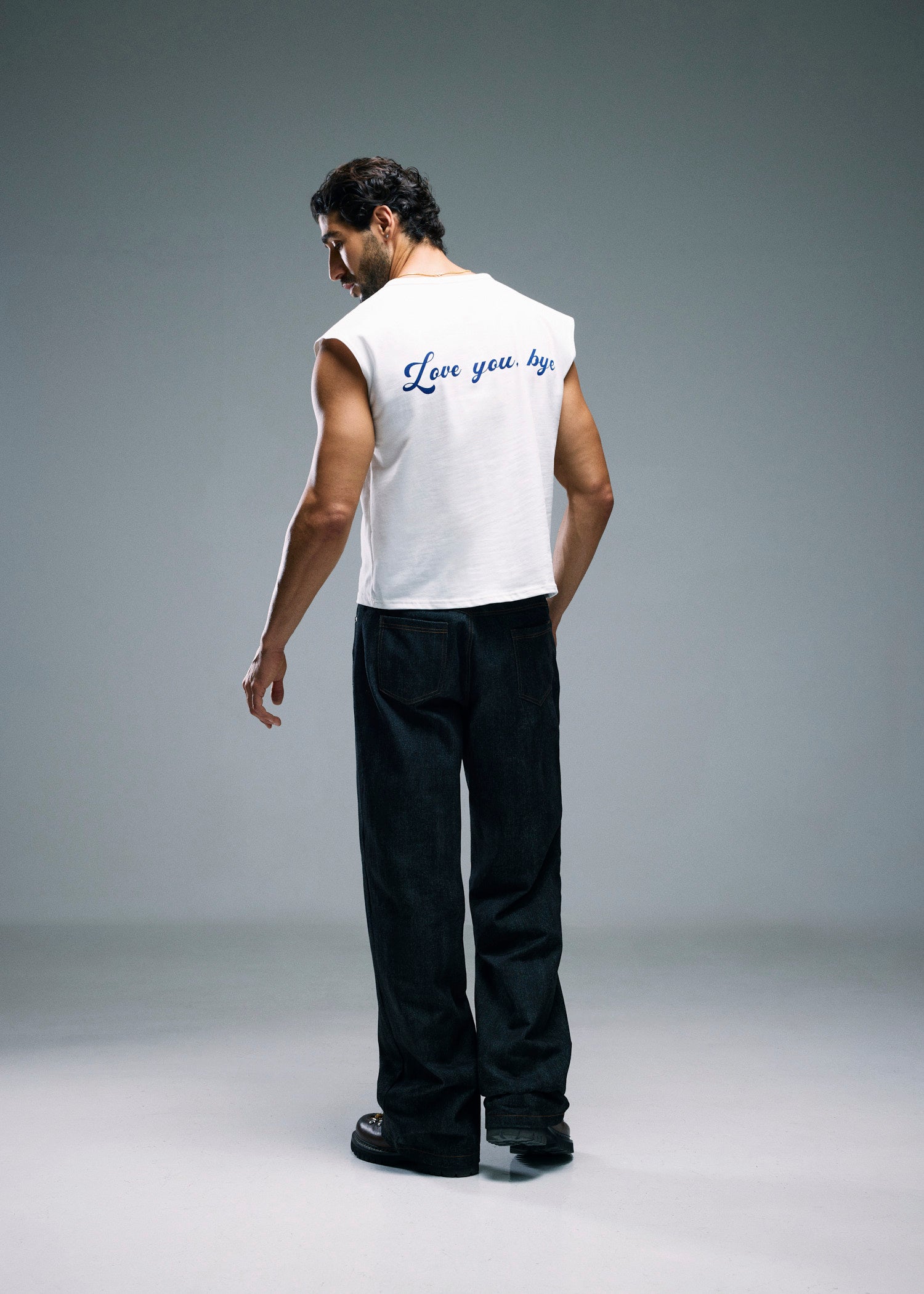 Men’s Cropped T-Shirt - White