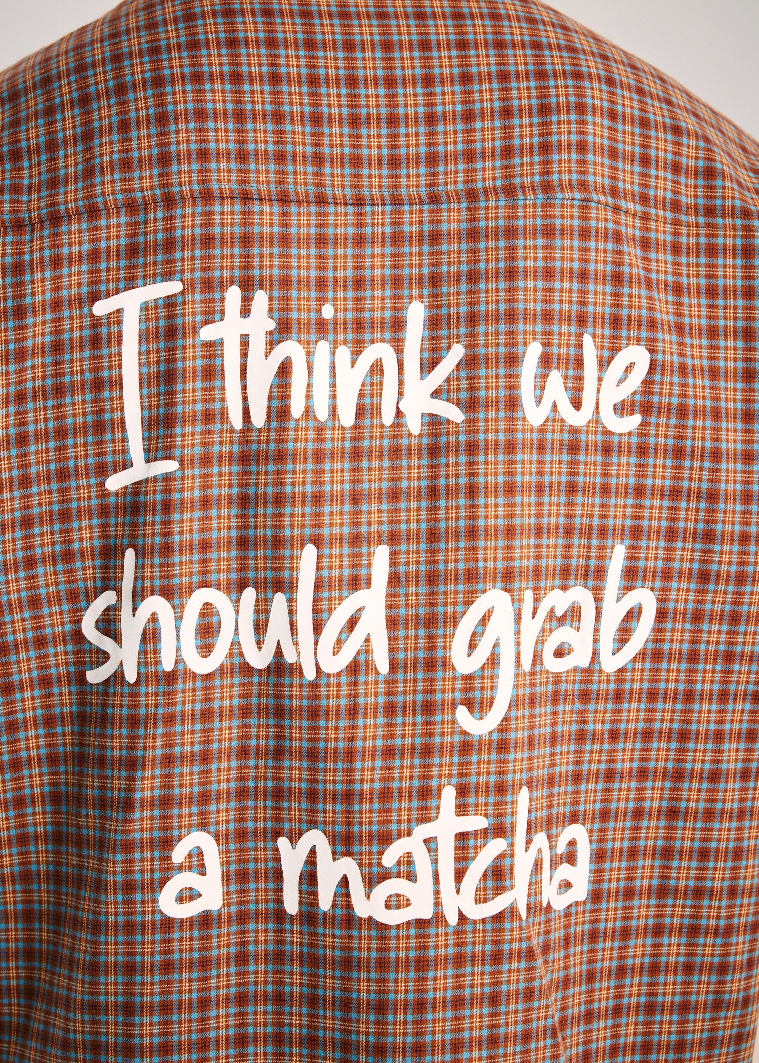 Short Sleeve Button-Up Shirt - Brown