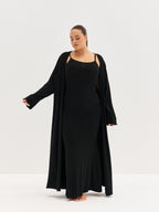 Women’s Soft Lounge Maxi Cardigan – Black
