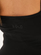 Women's Soft Lounge Dress - Black