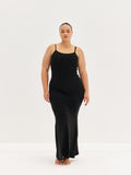Women's Soft Lounge Dress - Black