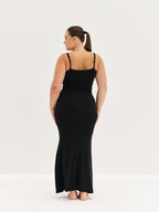 Women's Soft Lounge Dress - Black