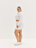 Women's Mini Skirt - Light Grey