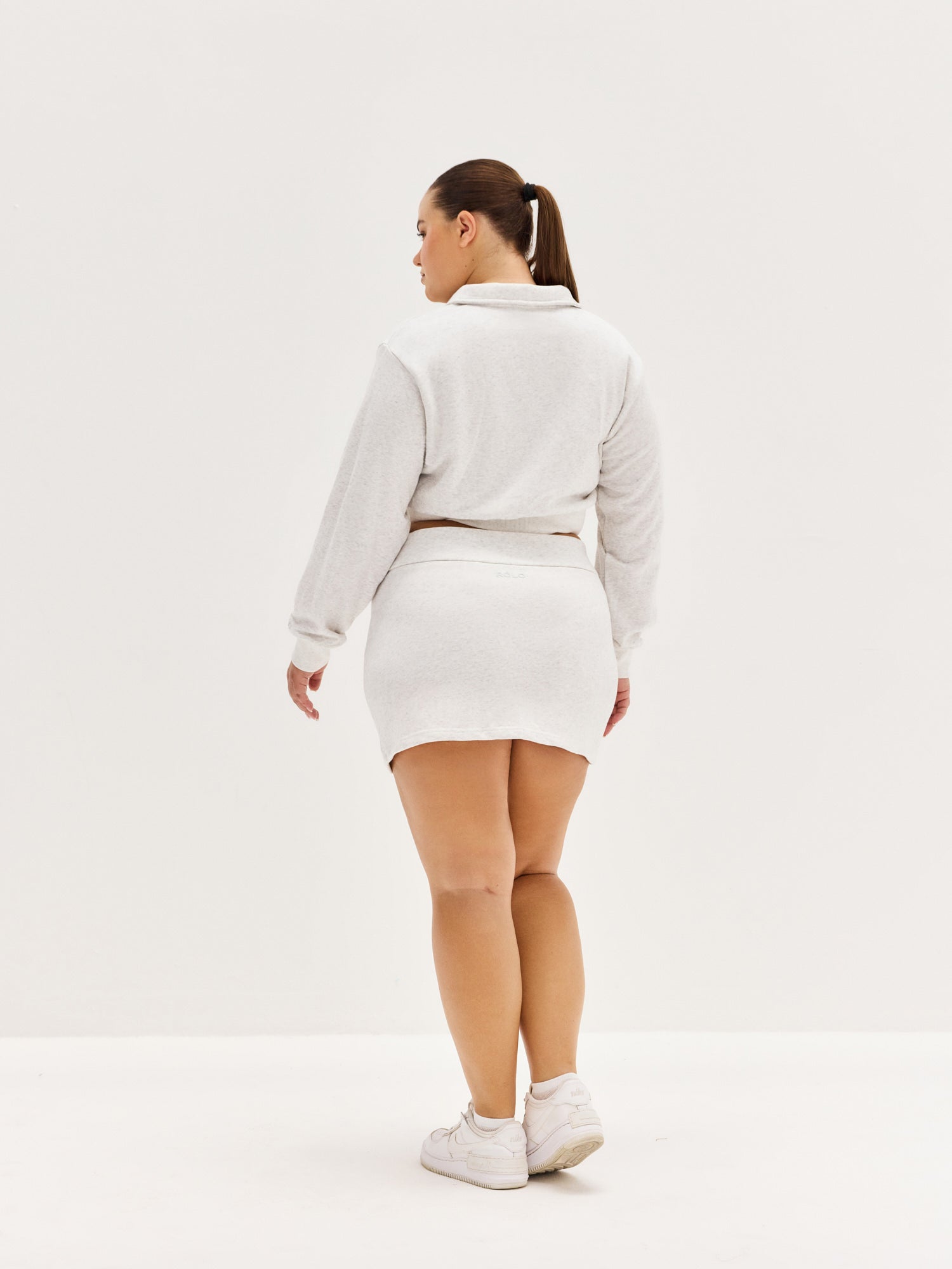 Women's Mini Skirt - Light Grey