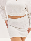 Women's Mini Skirt - Light Grey