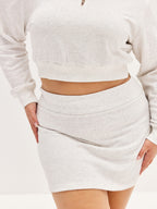 Women's Mini Skirt - Light Grey