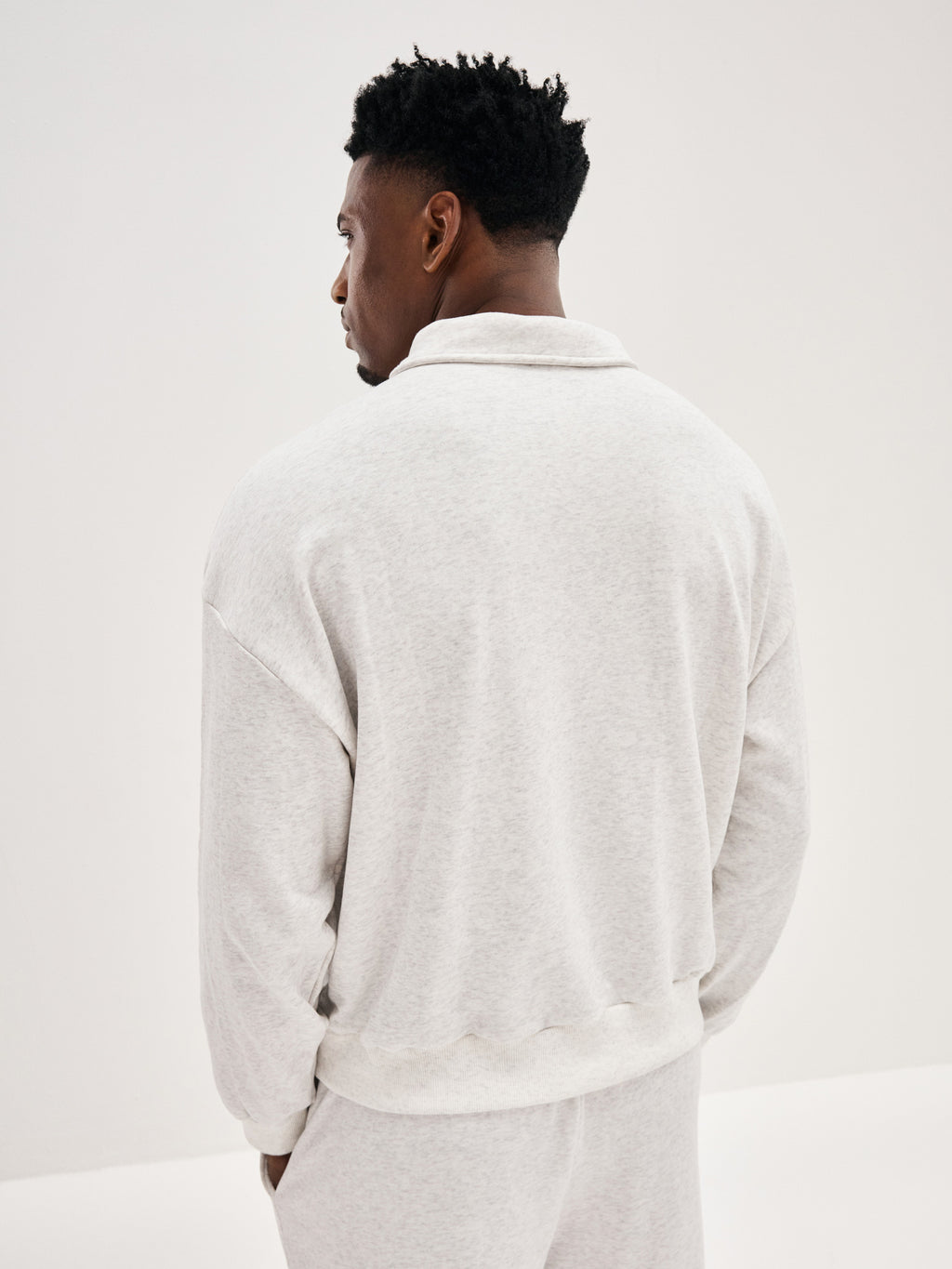 Men's Polo Long Sleeve - Grey