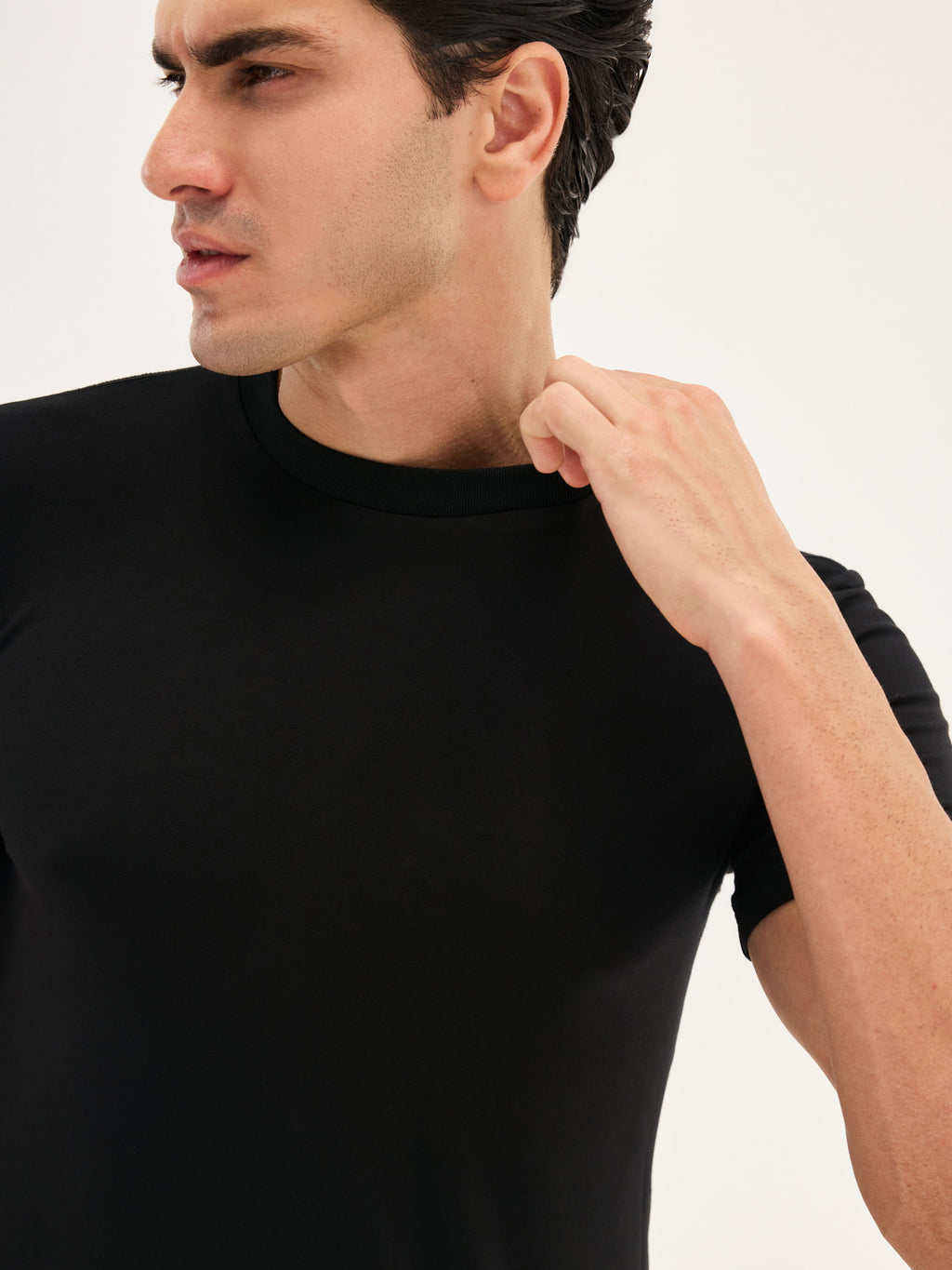 Men's Soft Fitted Tee - Black