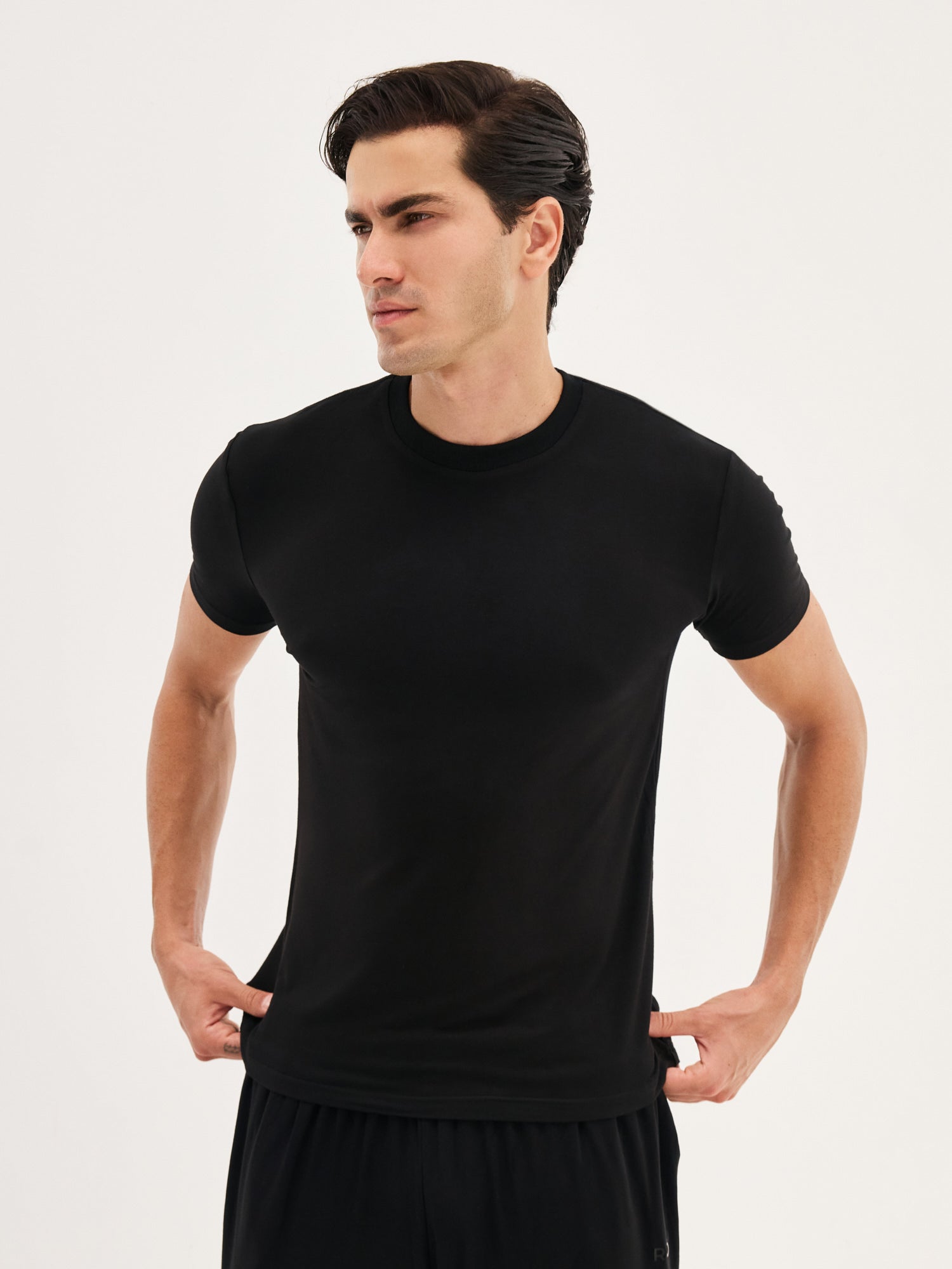 Men's Soft Fitted Tee - Black