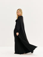 Women’s Soft Lounge Maxi Cardigan – Black