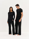 Unisex Soft Lounge Pants - Black