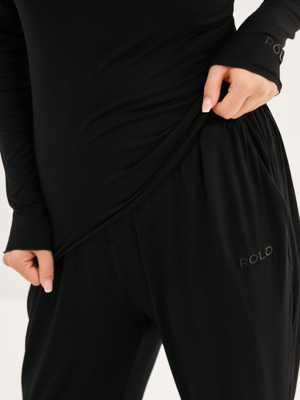 Women's Soft Boatneck Long Sleeve - Black