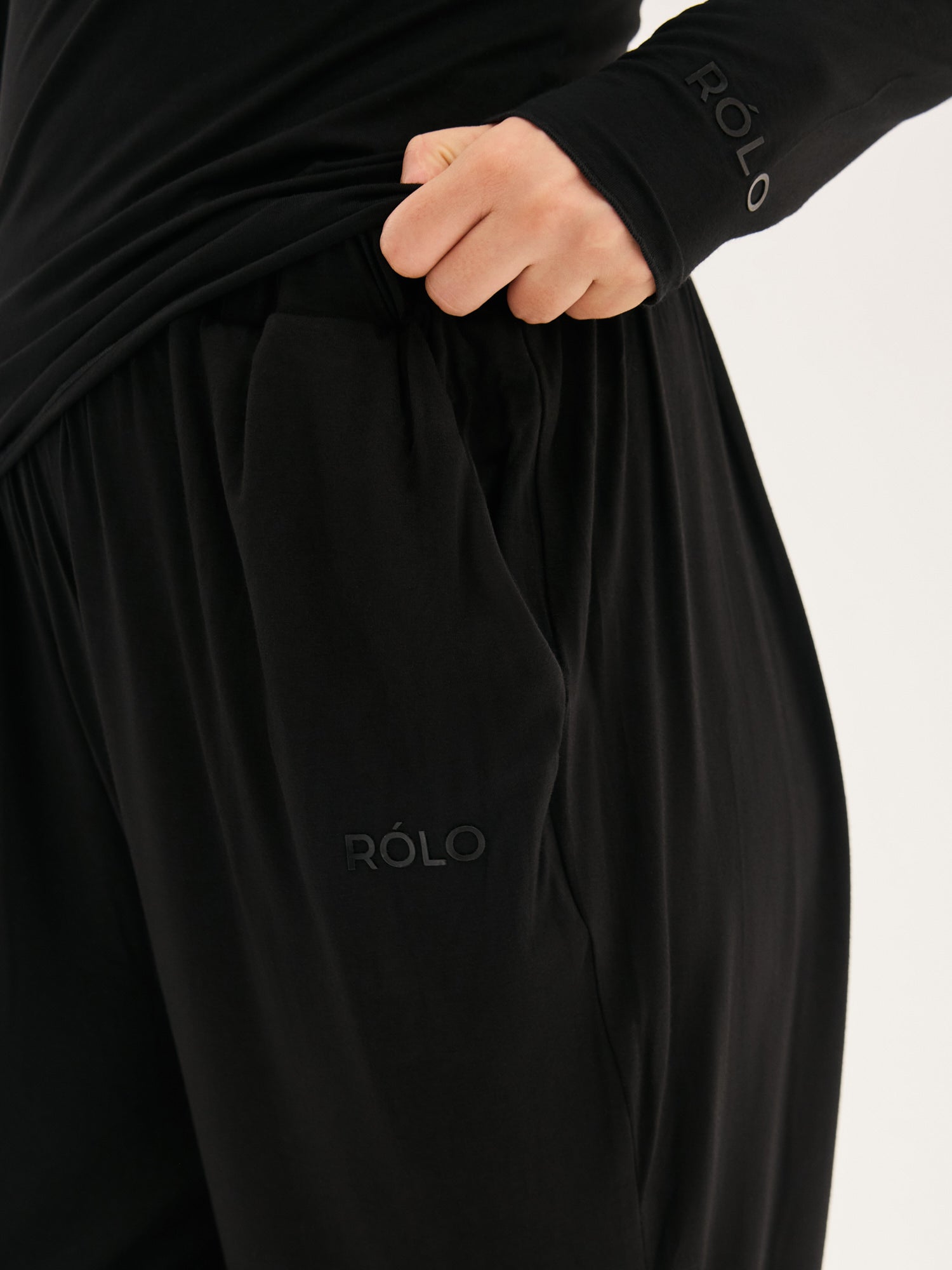 Unisex Soft Lounge Pants - Black