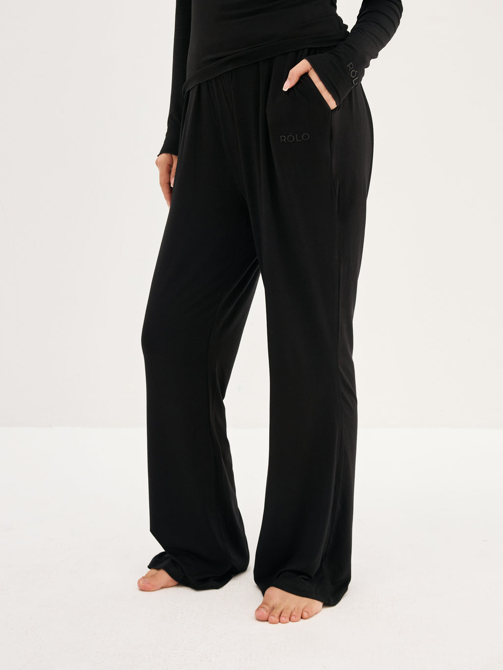 Unisex Soft Lounge Pants - Black