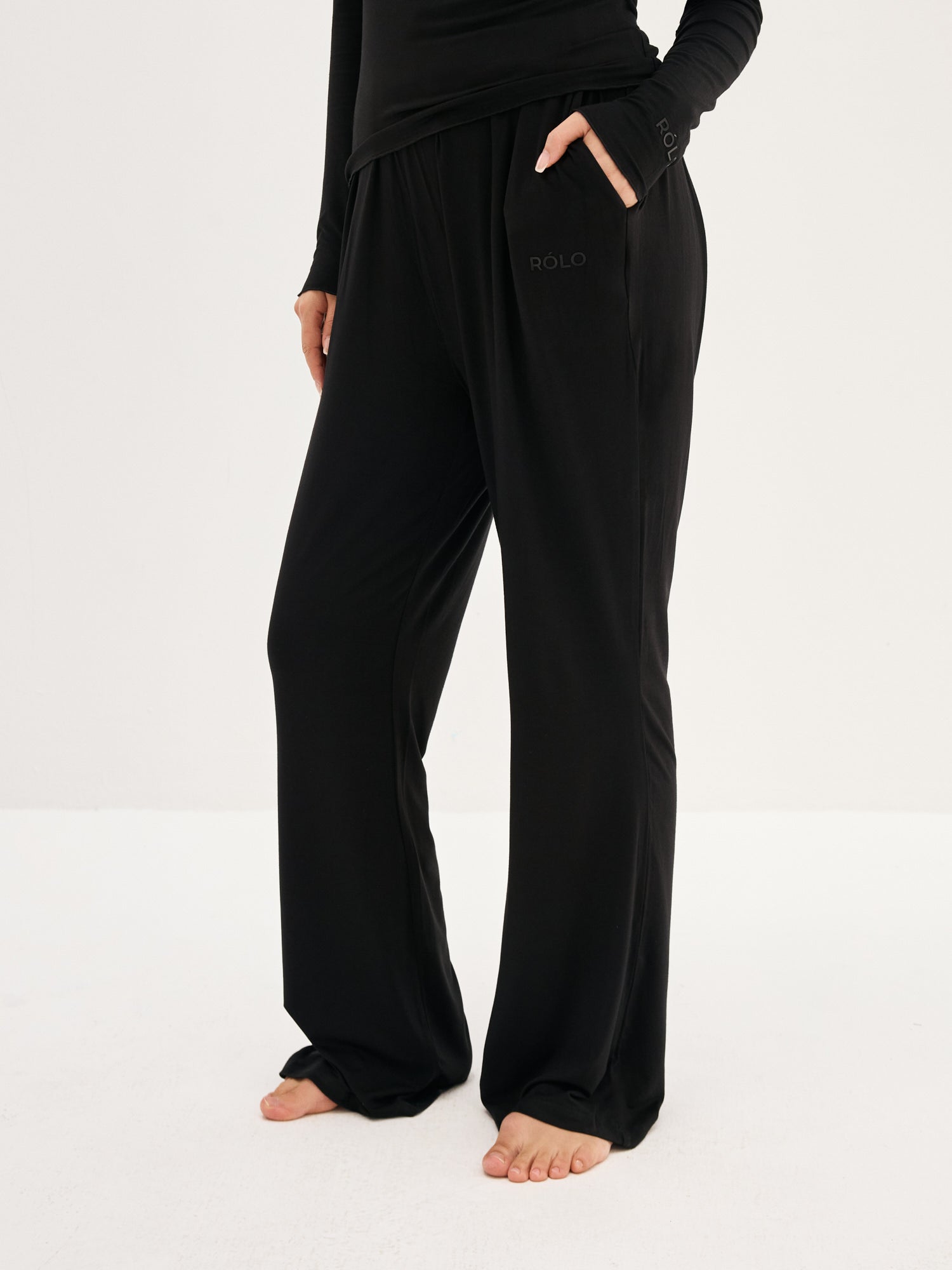 Unisex Soft Lounge Pants - Black