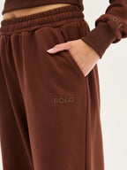Unisex Wide Leg Pants - Brown