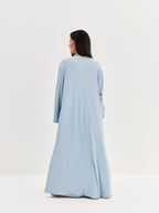 Women’s Soft Lounge Maxi Cardigan – Dusty Blue