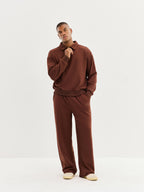 Men's Polo Long Sleeve - Brown