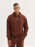 Men's Polo Long Sleeve - Brown