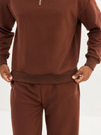Men's Polo Long Sleeve - Brown